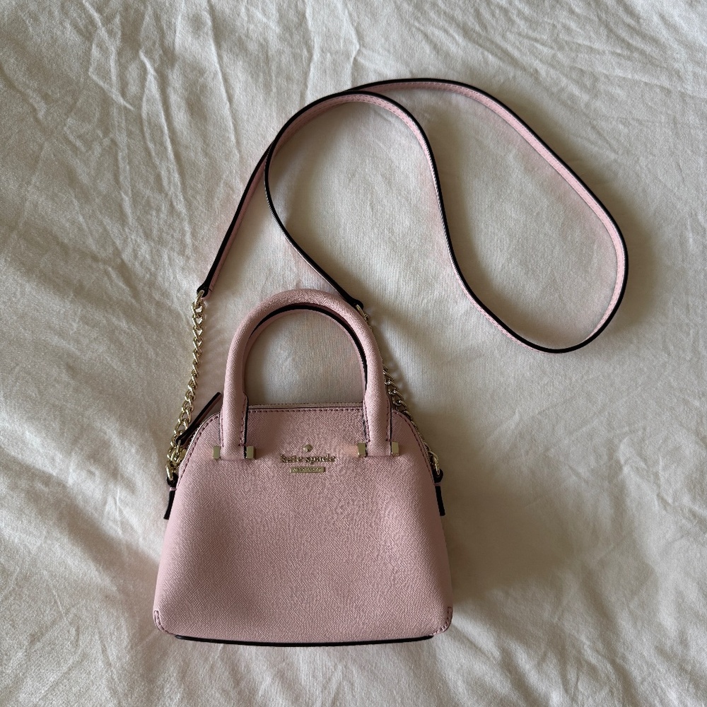 Women Kate Spade Pink Mini Maise Crossbody